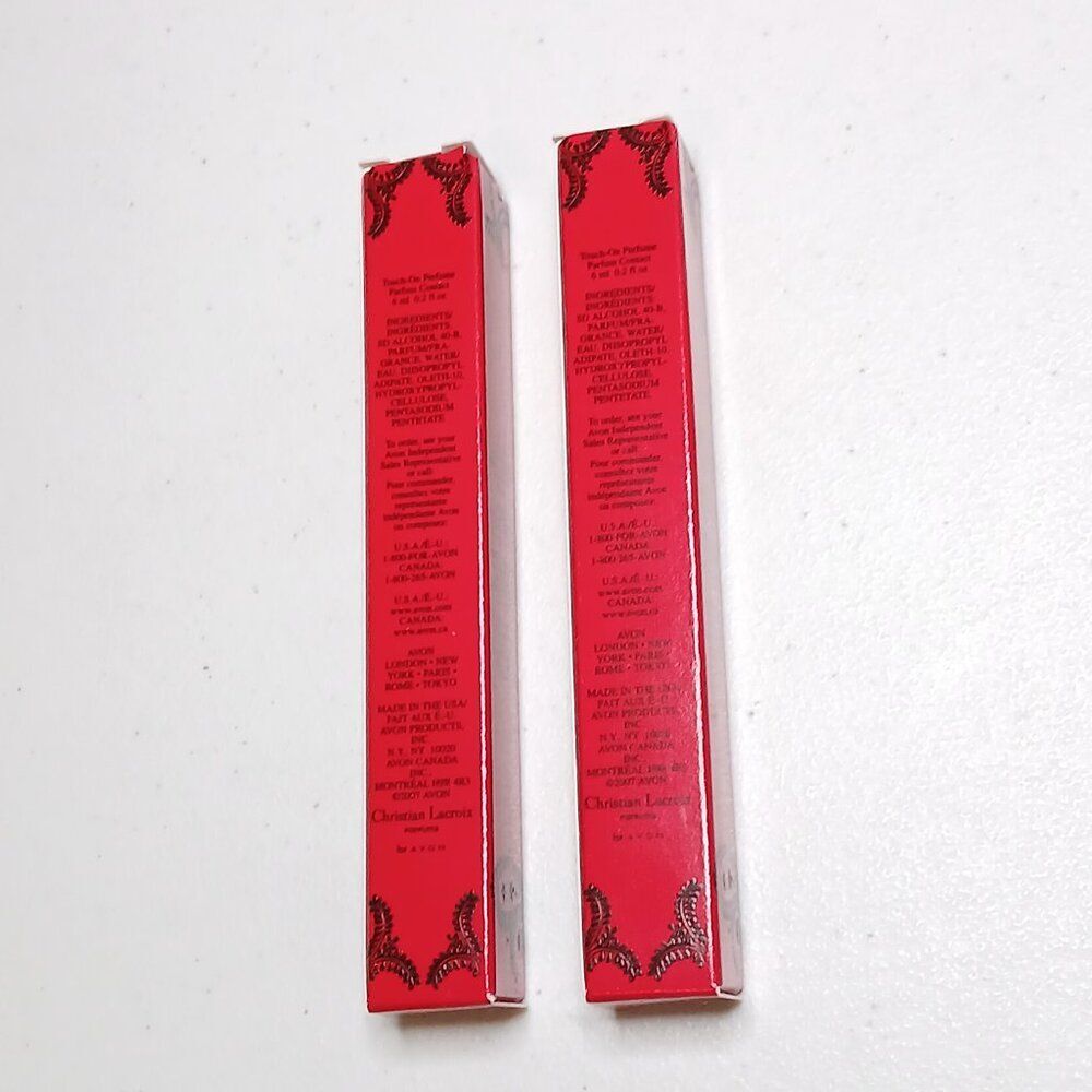 2 - Christian Lacroix Rouge Touch-On Perfume Parfum Roll-On (0.2 fl oz) NEW!!! - Picture 4 of 10